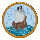 Lässig School Patches Set 3-teilig Piraten