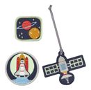 Lässig Reflective School Patches Set 3-teilig Space Lässig Reflective School Patches Set 3-teilig Space