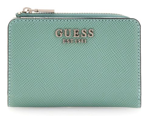 GUESS Laurel Zip Around Card Case Teal