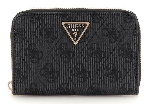 GUESS Eco Erica SLG Medium Zip Around Wallet Coal Logo