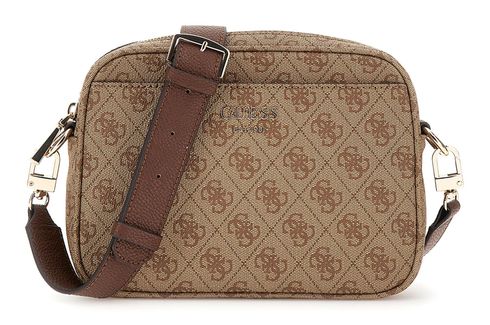 GUESS Vikky II Camera Crossbody Latte Logo / Brown