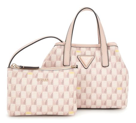 GUESS G Wave Mini Tote XS Blush Logo