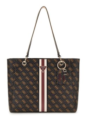 GUESS Noelle Tote Bag Brown Logo