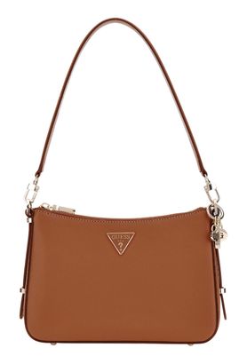 GUESS Daryna Top Zip Shoulder Bag Cognac