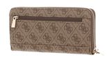 GUESS Laurel SLG Large Zip Around Wallet L Latte Logo