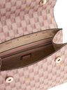 GUESS G Wave Top Handle Flap Blush Logo