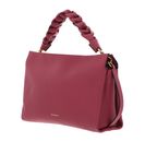 COCCINELLE Boheme Grana Double Crossbody Double Grainy Leather Rosewood / Brandy