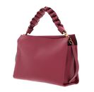 COCCINELLE Boheme Grana Double Crossbody Double Grainy Leather Rosewood / Brandy