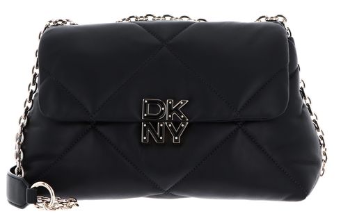 DKNY Milan Red Hook Shoulder Bag Blk / Gold