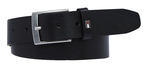 TOMMY HILFIGER Adan Leather Belt 3.5 GP W80 Black