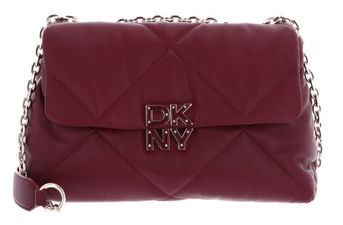 DKNY Milan Red Hook Shoulder Bag Burgundy