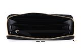 DKNY Milan Tie Zip Around Wallet Blk / Gold DKNY Milan Tie Zip Around Wallet Blk / Gold