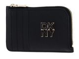 DKNY Milan Tie Zip Card Holder Blk / Black