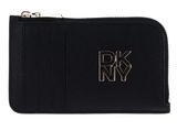 DKNY Milan Tie Zip Card Holder Blk / Black