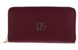 DKNY Milan Tie Zip Around Wallet Burgundy DKNY Milan Tie Zip Around Wallet Burgundy