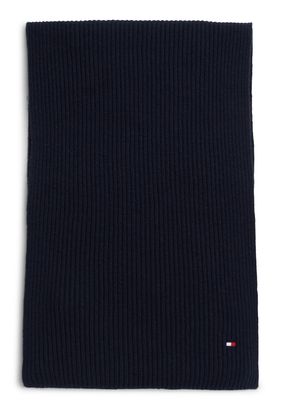 TOMMY HILFIGER Gifting Flag Pima Cotton Beanie and Scarf Giftpack Space Blue