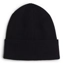 TOMMY HILFIGER TH Foundation Cotton Beanie Black TOMMY HILFIGER TH Foundation Cotton Beanie Black