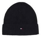 TOMMY HILFIGER Gifting Flag Pima Cotton Beanie and Scarf Giftpack Black TOMMY HILFIGER Gifting Flag Pima Cotton Beanie and Scarf Giftpack Black