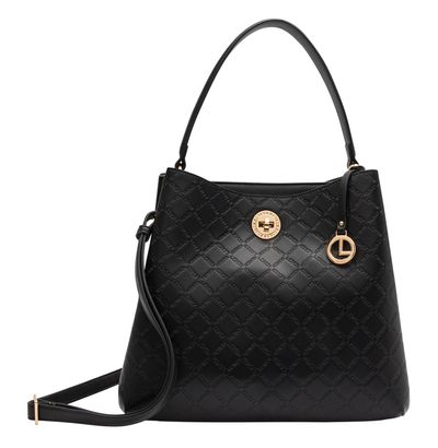 L.CREDI Filiberta Hobo Bag Black