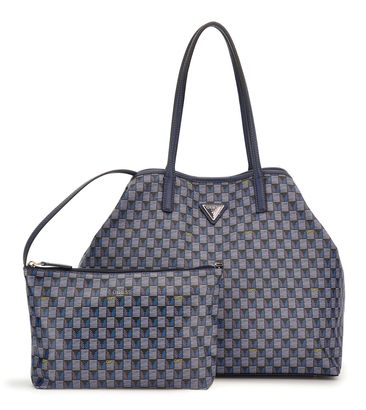 GUESS G Wave Large 2 In 1 Tote Bag L Blue Logo