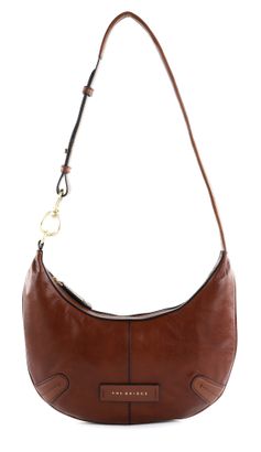 THE BRIDGE Flavia Hobo Bag S Marrone 14 / Oro