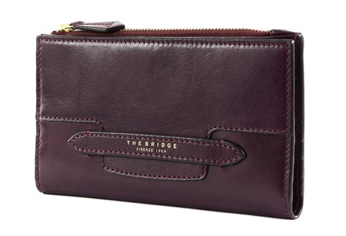 THE BRIDGE Lady Wallet Grape abb. Oro