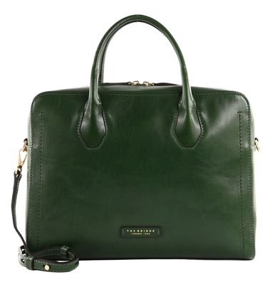 THE BRIDGE Briefcase Verde Inglese abb. Oro