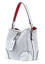 VALENTINO Label Bucket Bag Argento VALENTINO Label Bucket Bag Argento