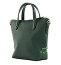 LACOSTE Shopping Cross Bag Zinc / White - Black