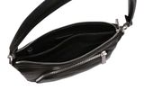 abro Leather Bubble Biker Shoulderbag Black / Nickel