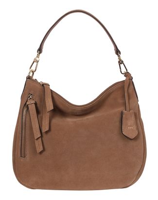 abro Leather Suede Hobo Bag Juna M Camel