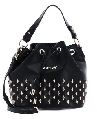 DKNY Milan East Side MD Bucket Bag Black / Gold