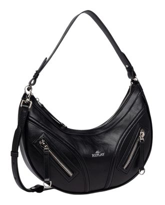 REPLAY Shoulder Bag Black