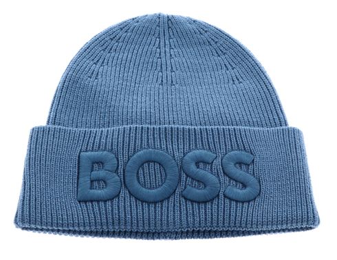 BOSS Afox Beanie Open Blue