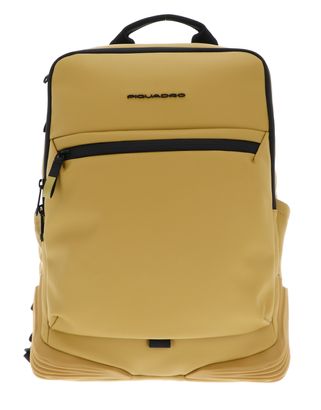 PIQUADRO Corner 2O Laptop Backpack M Yellow