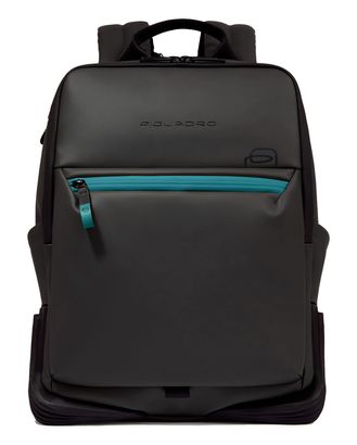 PIQUADRO Corner 2O Laptop Backpack S Black