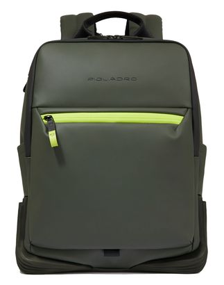 PIQUADRO Corner 2O Laptop Backpack S Green