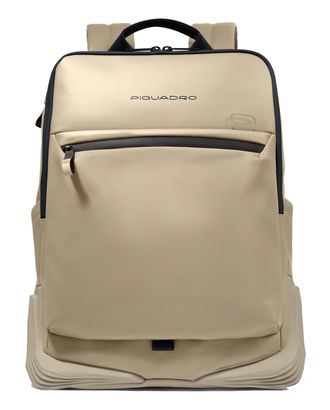 PIQUADRO Corner 2O Laptop Backpack M Natural