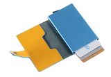 PIQUADRO Blue Square Compact Wallet Yellow PIQUADRO Blue Square Compact Wallet Yellow