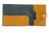 PIQUADRO Blue Square Compact Wallet Yellow PIQUADRO Blue Square Compact Wallet Yellow