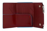 PIQUADRO Blue Square Compact Wallet Orange PIQUADRO Blue Square Compact Wallet Orange