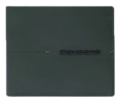 PIQUADRO Giles Men´s Wallet Removable Document Facility RFID Green