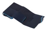 PIQUADRO Blue Square Compact Wallet With Double Slider RFID Midnight Blue PIQUADRO Blue Square Compact Wallet With Double Slider RFID Midnight Blue
