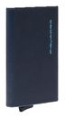 PIQUADRO Blue Square Card Case With Single Slider RFID Midnight Blue PIQUADRO Blue Square Card Case With Single Slider RFID Midnight Blue
