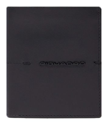 PIQUADRO Giles Vertical Men´s Wallet with Coin Pocket RFID Black