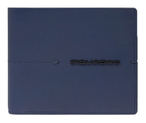 PIQUADRO Giles Men´s Wallet Removable Document Facility RFID Blue