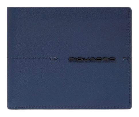 PIQUADRO Giles Men´s Wallet Flip Out ID Holder RFID Blue