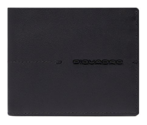 PIQUADRO Giles Men´s Wallet Removable Document Facility RFID Black