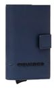 PIQUADRO Giles Compact Wallet With Single Slider RFID Blue PIQUADRO Giles Compact Wallet With Single Slider RFID Blue