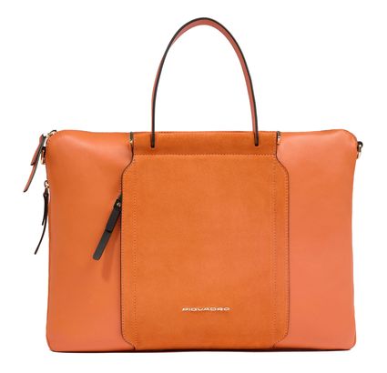 PIQUADRO Circle Computer And Tablet Briefcase Orange